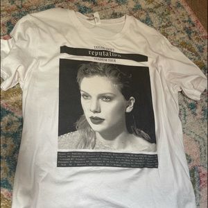 Reputation Tour Shirt Taylor Swift White